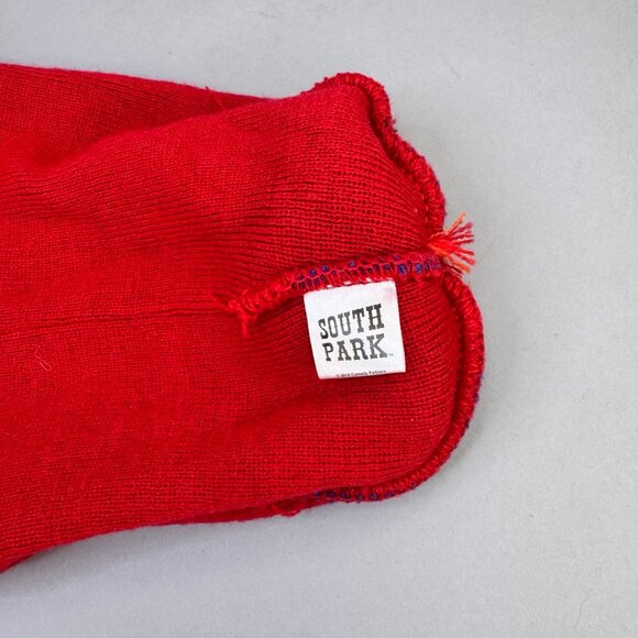 South Park Knit Beanie with Pom – Red & Blue - Picture 4 of 6